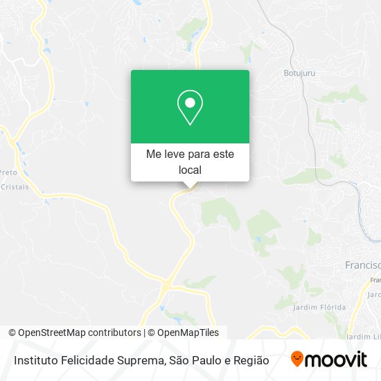 Instituto Felicidade Suprema mapa