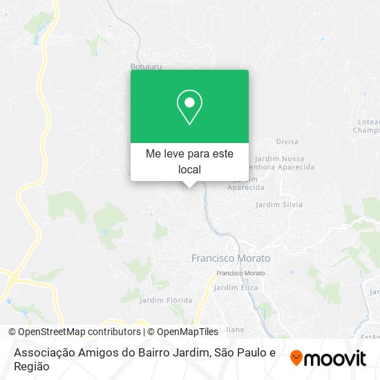 Associação Amigos do Bairro Jardim mapa