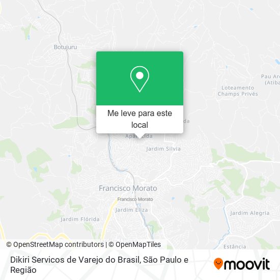 Dikiri Servicos de Varejo do Brasil mapa