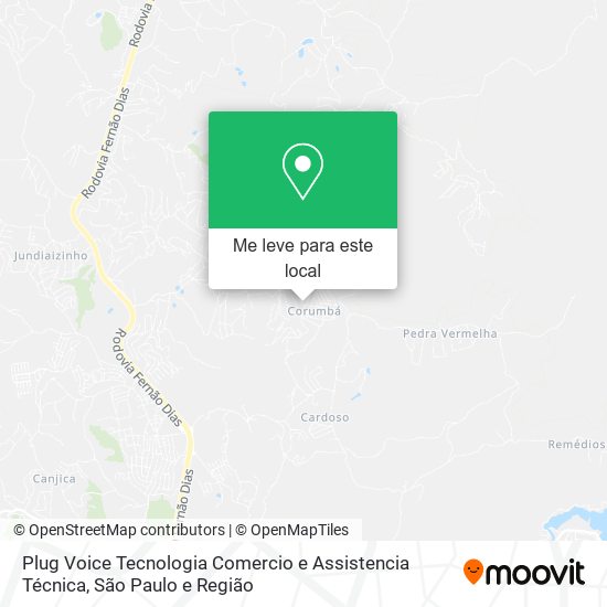 Plug Voice Tecnologia Comercio e Assistencia Técnica mapa