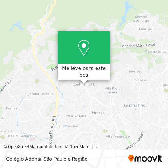 Colégio Adonai mapa