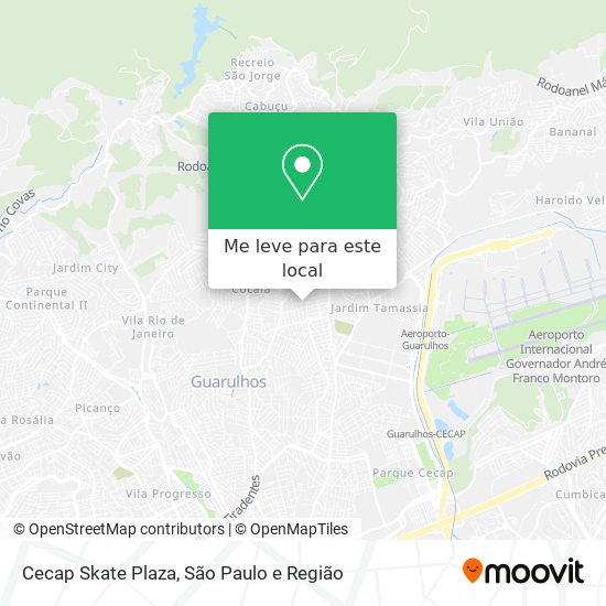Cecap Skate Plaza mapa