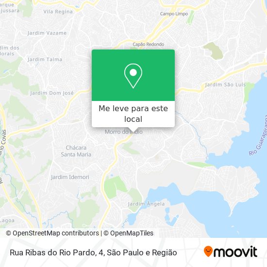 Rua Ribas do Rio Pardo, 4 mapa