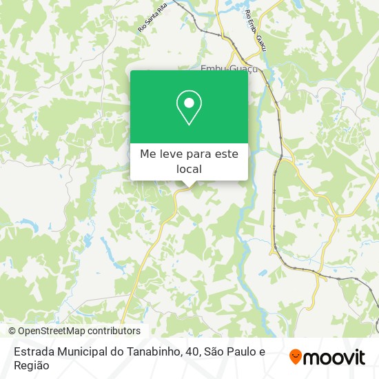 Estrada Municipal do Tanabinho, 40 mapa