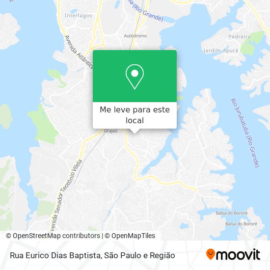 Rua Eurico Dias Baptista mapa