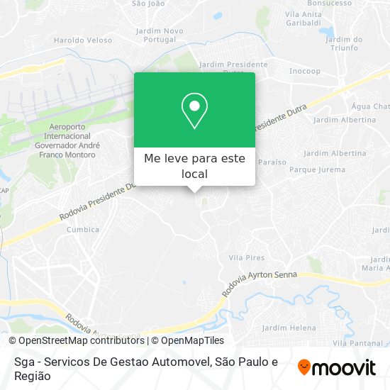 Sga - Servicos De Gestao Automovel mapa