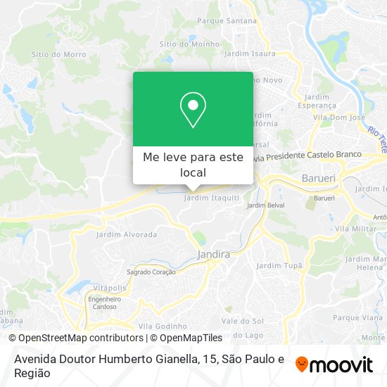 Avenida Doutor Humberto Gianella, 15 mapa