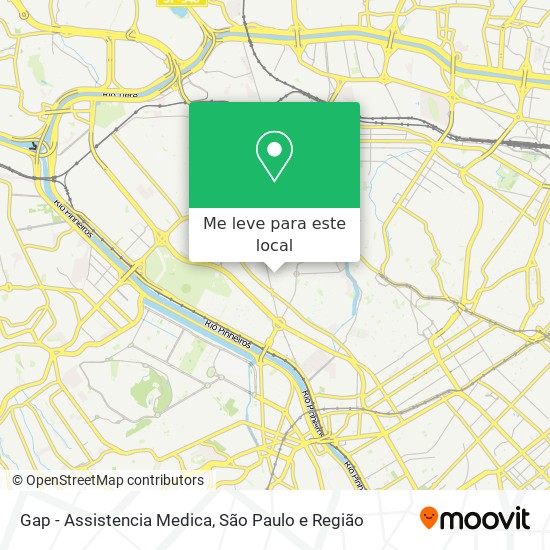 Gap - Assistencia Medica mapa
