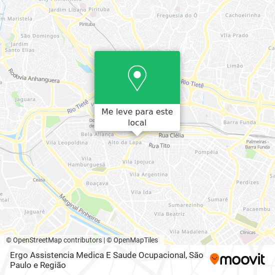 Ergo Assistencia Medica E Saude Ocupacional mapa