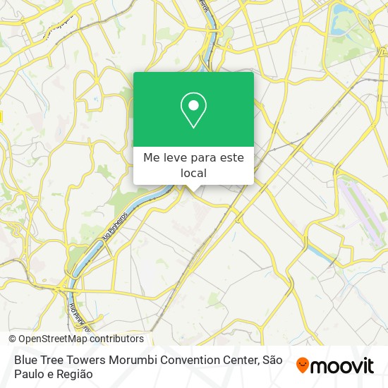 Blue Tree Towers Morumbi Convention Center mapa
