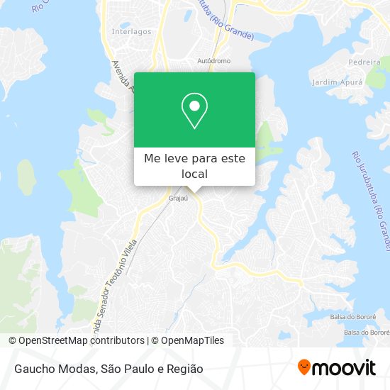 Gaucho Modas mapa