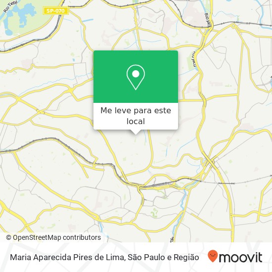 Maria Aparecida Pires de Lima, Rua Sino Grande Artur Alvim São Paulo-SP 03685-140 mapa