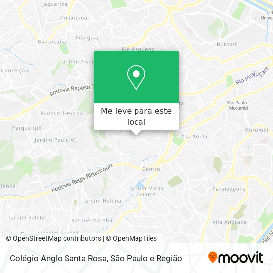 Colégio Anglo Santa Rosa mapa