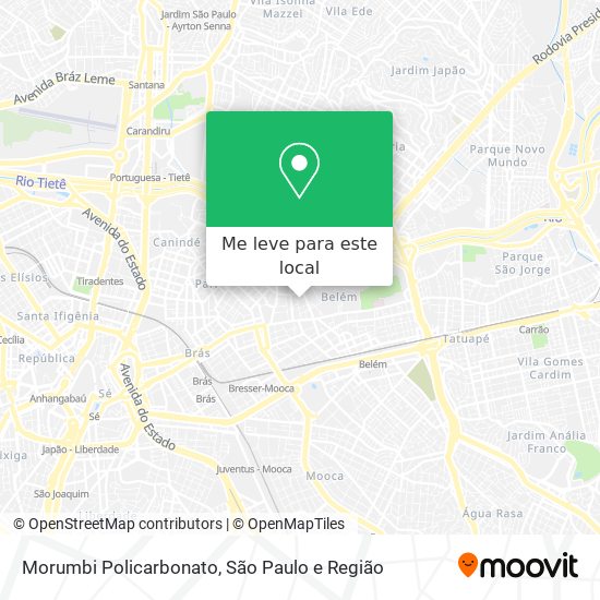 Morumbi Policarbonato mapa