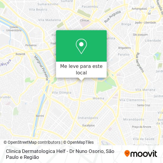 Clinica Dermatologica Helf - Dr Nuno Osorio mapa