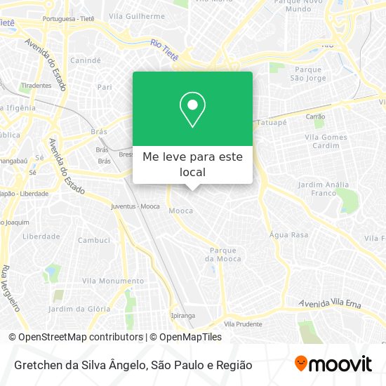 Gretchen da Silva Ângelo mapa