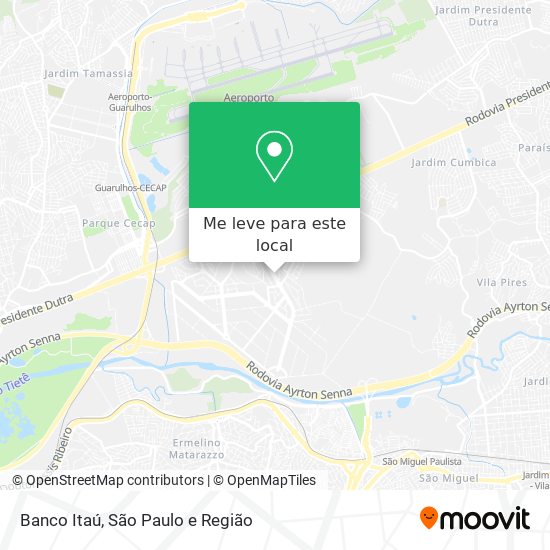 Banco Itaú mapa