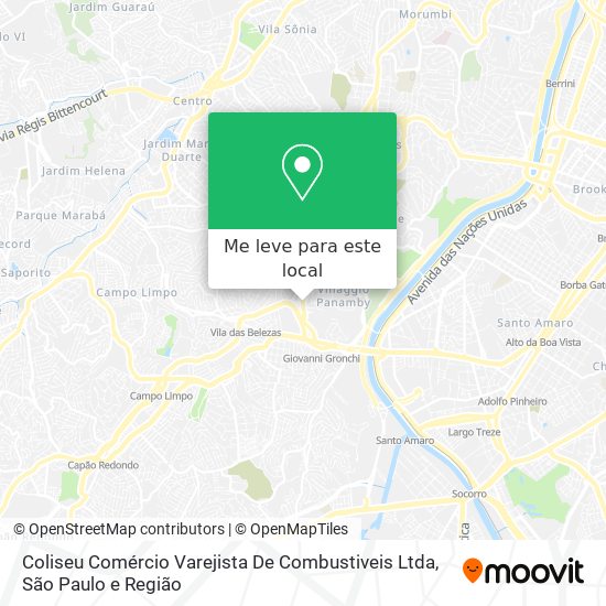 Coliseu Comércio Varejista De Combustiveis Ltda mapa