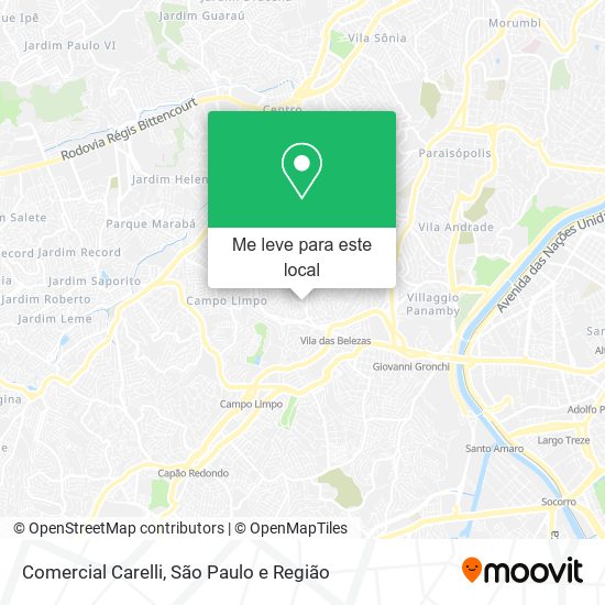 Comercial Carelli mapa