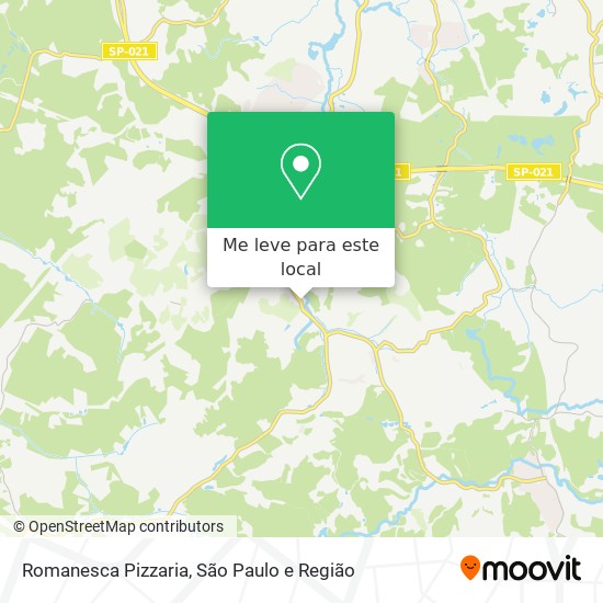 Romanesca Pizzaria mapa