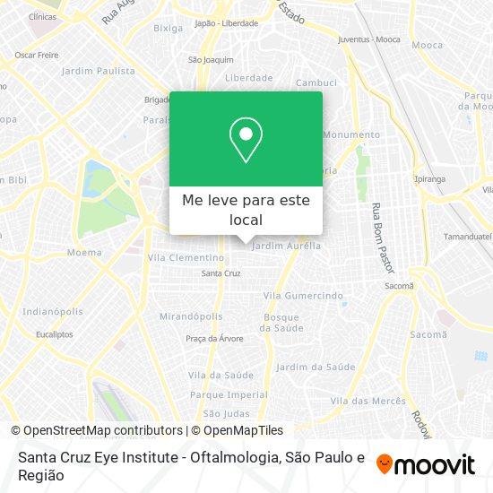 Santa Cruz Eye Institute - Oftalmologia mapa