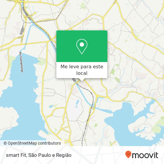 smart Fit, Cidade Dutra São Paulo-SP mapa