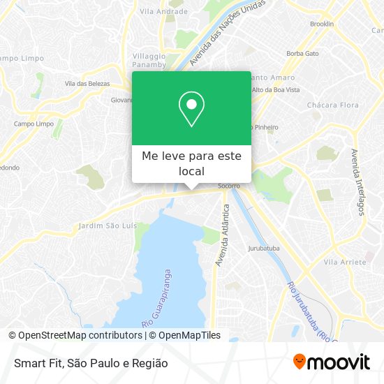 Smart Fit mapa