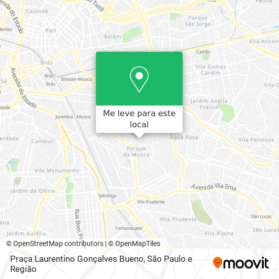 Praça Laurentino Gonçalves Bueno mapa