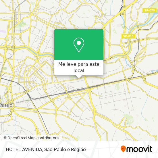 HOTEL AVENIDA mapa