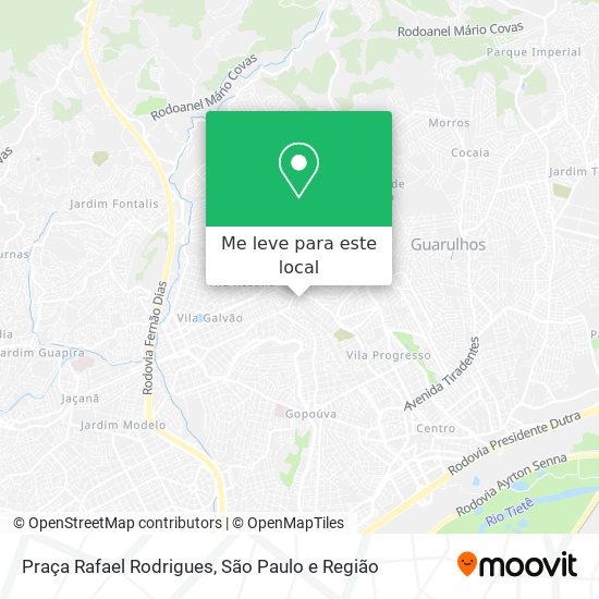 Praça Rafael Rodrigues mapa