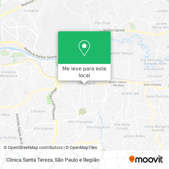 Clinica Santa Tereza mapa