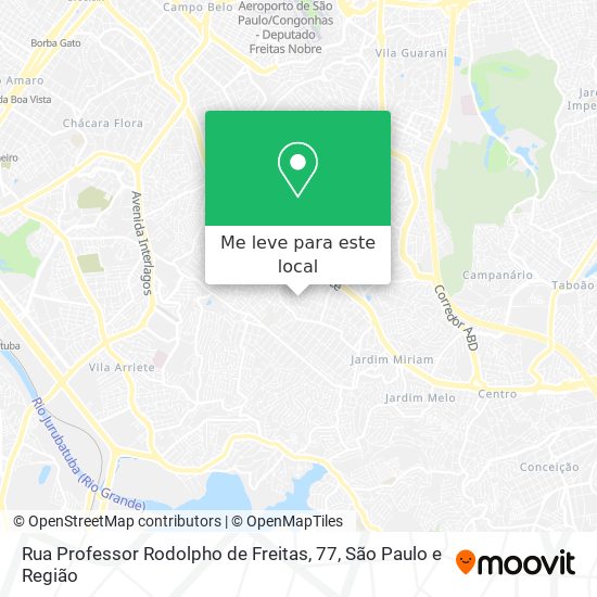 Rua Professor Rodolpho de Freitas, 77 mapa