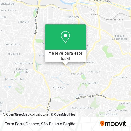 Terra Forte Osasco mapa