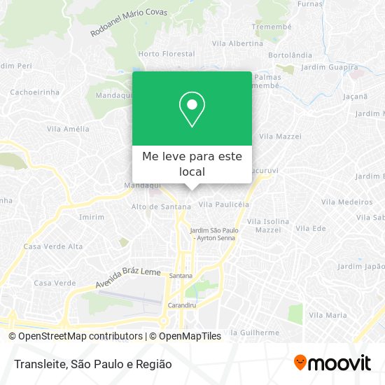 Transleite mapa