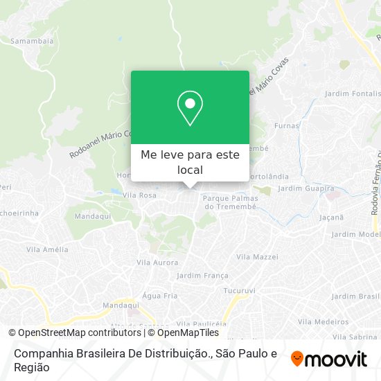 Companhia Brasileira De Distribuição. mapa