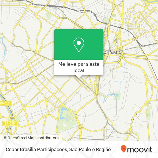 Cepar Brasilia Participacoes, Avenida Paulista, 900 Bela Vista São Paulo-SP 01310-100 mapa