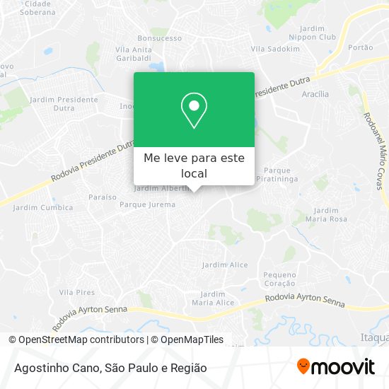 Agostinho Cano mapa