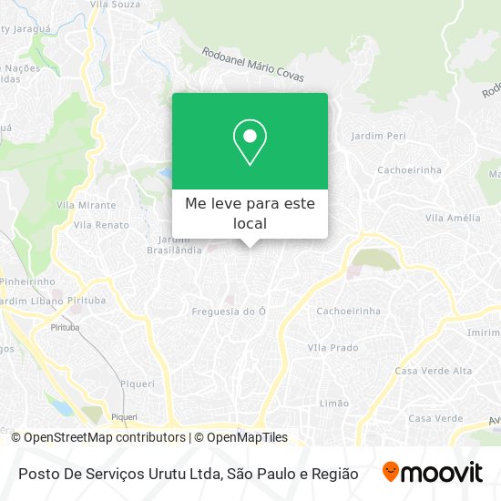 Posto De Serviços Urutu Ltda mapa