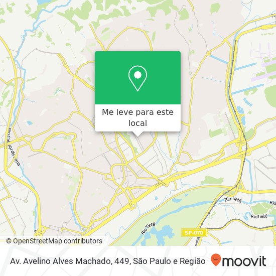 Av. Avelino Alves Machado, 449 mapa