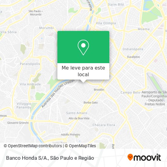 Banco Honda S/A. mapa