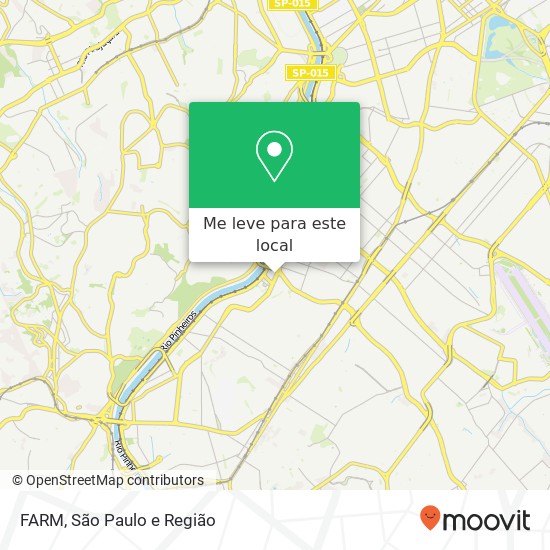 FARM, Avenida Doutor Chucri Zaidan Santo Amaro São Paulo-SP 04583-110 mapa