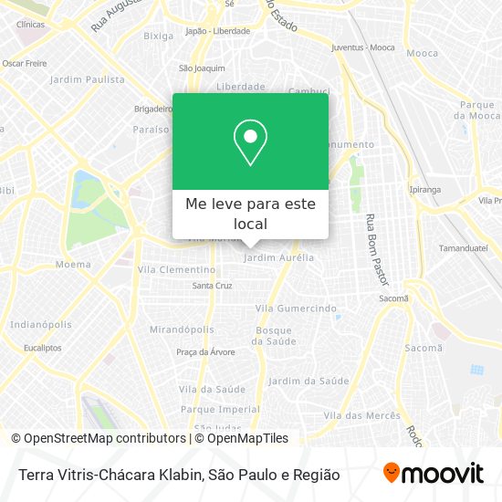 Terra Vitris-Chácara Klabin mapa