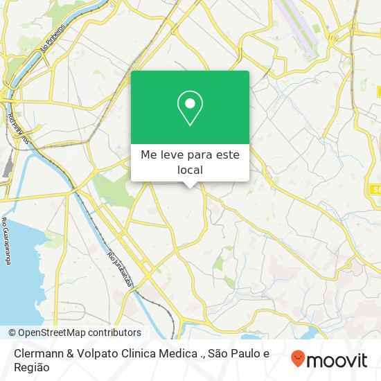 Clermann & Volpato Clinica Medica ., Rua Huitaca, 130 Campo Grande São Paulo-SP 04677-020 mapa