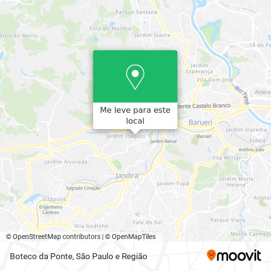 Boteco da Ponte mapa