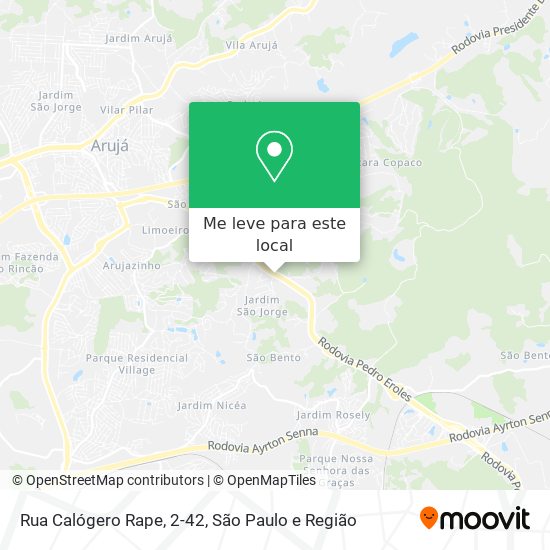 Rua Calógero Rape, 2-42 mapa