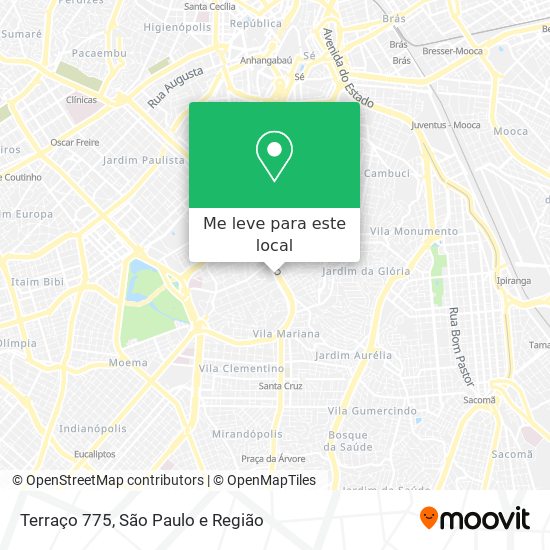 Terraço 775 mapa
