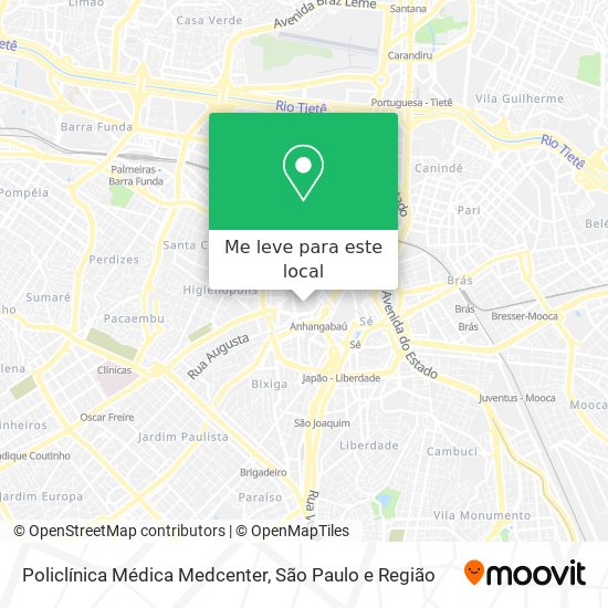 Policlínica Médica Medcenter mapa