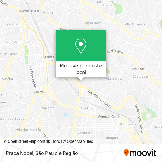 Praça Nobel mapa