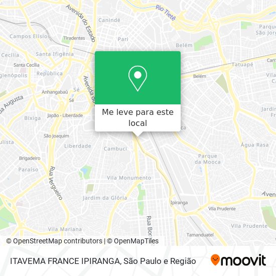 ITAVEMA FRANCE IPIRANGA mapa