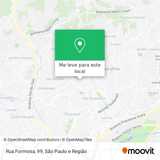 Rua Formosa, 99 mapa